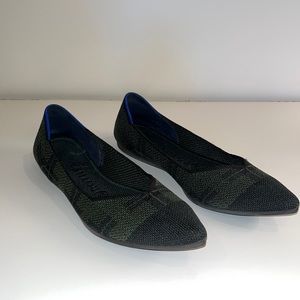 Rothy’s Point Green Plaid Flats - Size 8 (Women’s)